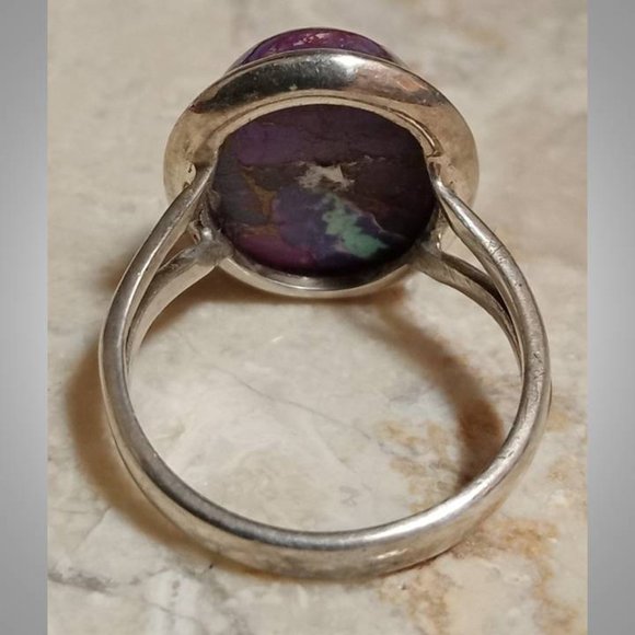 CLOSEOUT! 🔥 AUTHENTIC Mohave Purple Turquoise sterling silver Ring sz 6 06 - Picture 4 of 9